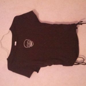 Black top with skull bedazzlement